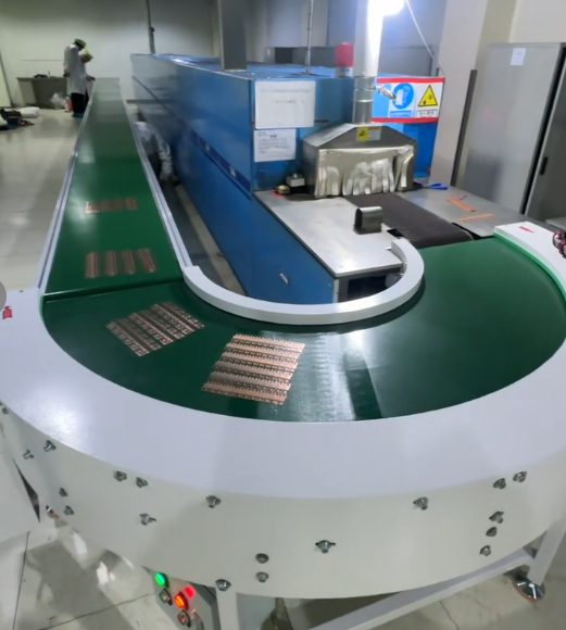 线体改造 皮带线 180度转弯